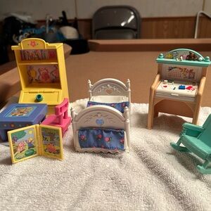 Fisher-Price Colorful Dollhouse Furniture Set